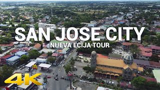 San Jose City Nueva Ecija Philippines  Drone Aerial View and Walking Tour  4K [upl. by Gaylor702]