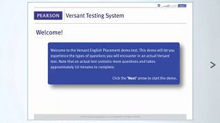 Versant English Placement Test  Product Tour [upl. by Anitreb883]