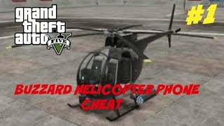 GTA 5 HOW TO SPAWN BUZZARD HELICOPTER [upl. by Ogata]