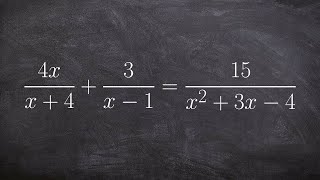 Find the solution to a rational equations and label extraneous solutions [upl. by Inad]