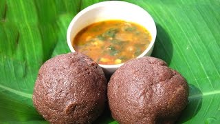 Ragi Mudde amp Soppu Saaru  Winter special Weight loss recipe  Karnataka amp Tamilnadu special [upl. by Hsakiv]