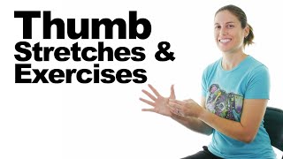 7 Thumb Joint CMC Stretches amp Exercises [upl. by Nnylecoj]