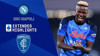 Napoli vs Empoli Extended Highlights  Serie A  CBS Sports Golazo [upl. by Aikas]