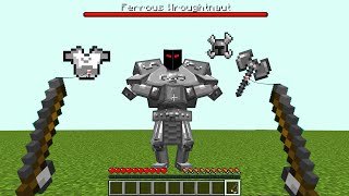 How get ALL Armor Ferrous Wroughtnaut without killing him  Mowzies Mobs [upl. by Hort]