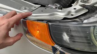 2006  2009 Saab 95 Side Marker Light Bulb and Lens Replacement [upl. by Atinid]