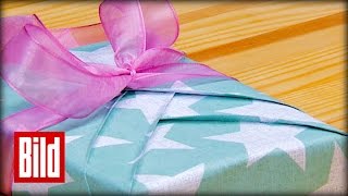 Kimono  Geschenke richtig verpacken [upl. by Hunt97]