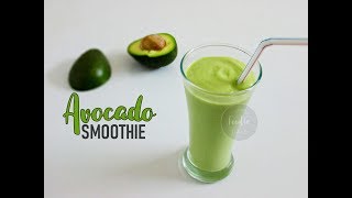 Avocado Smoothie  Easy avocado smoothie recipe [upl. by Nabi]