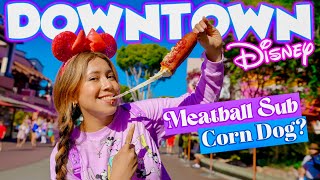 Awesome MUST TRY Foods at DOWNTOWN DISNEY 2023  Disneyland Resort Food [upl. by Eolanda]