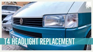 VW Transporter T4 Headlight Replacement Removal and Refit Full Guide [upl. by Acinnod878]