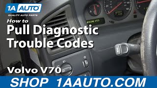 How to Pull Up Volvo Diagnostic Trouble Codes [upl. by Alisia]