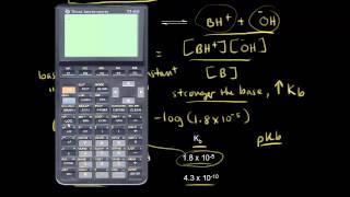 Weak base equilibrium  Acids and bases  Chemistry  Khan Academy [upl. by Zurek]