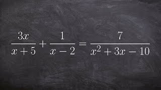 Learn how to solve a rational equation and identify the extraneous solutions [upl. by Ambrosine594]