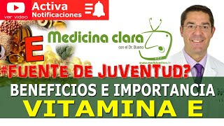 Vitamina E ✅ BENEFICIOS y SÍNTOMAS SI Falta Vitamina E  ¿Para que sirve  Medicina Clara [upl. by Sellma832]