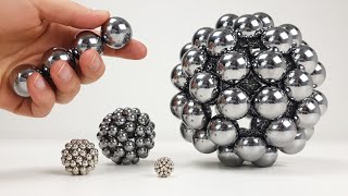 Playing with Big Magnet Balls  Magnetic Games [upl. by Lerrehs]