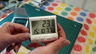 Digital Thermometer amp Hygrometer Unboxing and Review [upl. by Nlocnil]