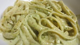 Creamy Pesto Fettuccine [upl. by Fayola884]