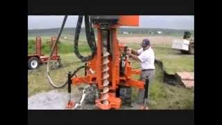 Auger Drilling through Overburden [upl. by Eidoow]