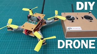 How To Make Drone With Handmade Radio Control DIY Drone [upl. by Eycats]