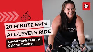 Free 20 Minute Spinning Workout  Spin to Begin Beginner Spin Class [upl. by Erleena]