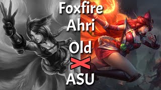 How is Foxfire Ahri REWORKED  Skin Comparison [upl. by Yecad854]