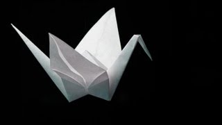 Origami Crane  Easytofollow tutorial [upl. by Silvan]