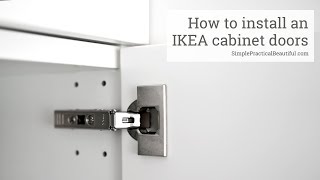 How to Install an IKEA Cabinet Door [upl. by Madelaine]