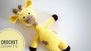 Crochet giraffe tutorial STEP by STEP [upl. by Ssej]