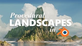 Procedural Landscapes in Blender 280 [upl. by Helse199]