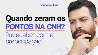 Quando Zeram os Pontos na CNH 📅 [upl. by Ahsiatal50]