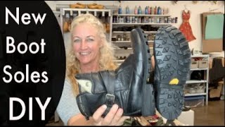 New Boot Soles  DIY [upl. by Lammond748]