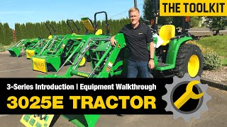 John Deere 3025E Compact Tractor Walkthrough amp Review [upl. by Assirhc181]