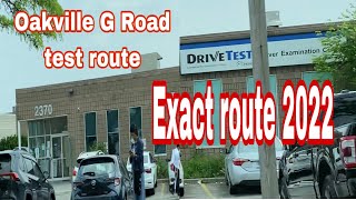 Oakville G Road test route 2022  Oakville Canada 🇨🇦  Oakville test drive centre Canada 🇨🇦 [upl. by Pich]