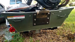 Jon Boat Transom Rebuild amp Reinforce 1  Planning [upl. by Ethelda]