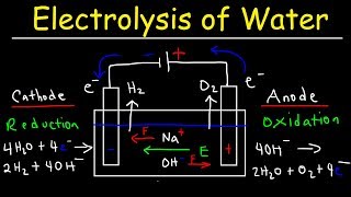 Electrolysis of Water  Electrochemistry [upl. by Ciardap]