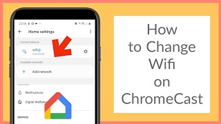 How to change Wifi on Chromecast  without reset [upl. by Octavian]