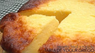 Tarta 🍰 de yogur griego🍦 4 INGREDIENTES y 5 MINUTOS de trabajo [upl. by Moynahan225]