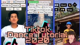 TIKTOK Mashup Dance Tutorial 2020 Part 1 [upl. by Hole]