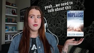 Hopeless by Colleen Hoover  Book Review [upl. by Nnaylrebmik]