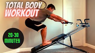 Weider Ultimate Body Works Total Gym Total Body Workout [upl. by Pembrook93]