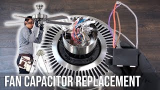 How to Replace the Capacitor in a Ceiling Fan [upl. by Spohr]