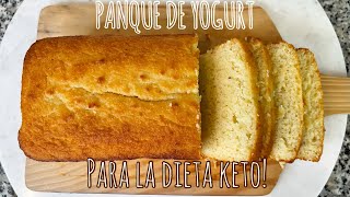 PANQUE KETO  PANQUE DE YOGURT KETO  DIETA KETO [upl. by Brandise]