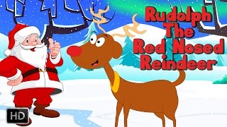 Rudolph The Red Nosed Reindeer Christmas Carols With Lyrics [upl. by Llertnov]